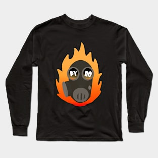 Pyro TF2 Simple Minimalist Long Sleeve T-Shirt